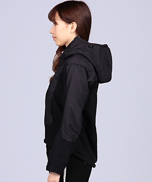 EN ROUTE（アンルート）の「and wander fleece jacket／ジャケット（ダウンジャケット/コート・レディース・ブラック・1）」の4枚目の写真