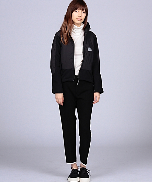 EN ROUTE（アンルート）の「and wander fleece jacket／ジャケット（ダウンジャケット/コート・レディース・ブラック・1）」の5枚目の写真