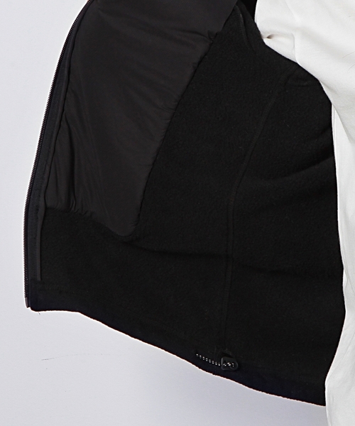 EN ROUTE（アンルート）の「and wander fleece jacket／ジャケット（ダウンジャケット/コート・レディース・ブラック・1）」の2枚目の写真