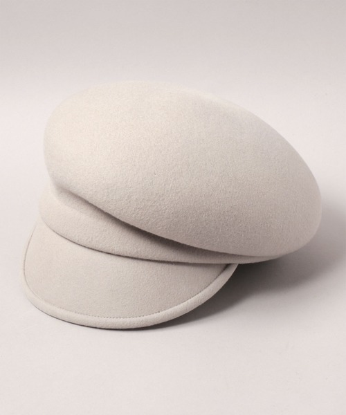 CA4LA（カシラ）の「ALABASTER FELT（キャスケット・レディース・ブラウン/ライトグレー/ブラック・ONESIZE）」の4枚目の写真
