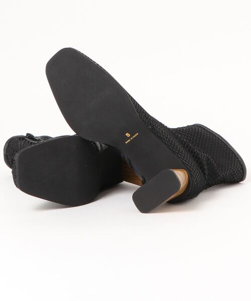 minia(ミニア)の「レイヤードメッシュブーツ/ショートブーツ ◆(ブーツ・レディース・ブラック/ベージュ・LL/S/M/L)」の10枚目の写真