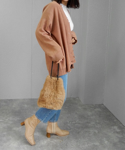 minia(ミニア)の「レイヤードメッシュブーツ/ショートブーツ ◆(ブーツ・レディース・ブラック/ベージュ・LL/S/M/L)」の18枚目の写真