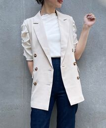 MAJESTIC LEGON | ノースリーブテーラージャケット(シャツ/ブラウス)