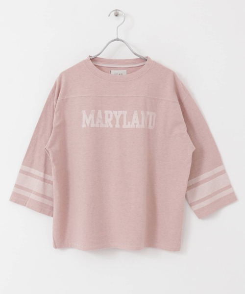 URBAN RESEARCH（アーバンリサーチ）の「FOOTBALLカットソー（Tシャツ/カットソー・レディース・ピンク/グリーン/オートミール・FREE）」の5枚目の写真