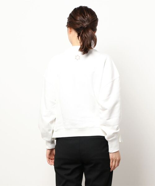 SCOTCH&SODA（スコッチアンドソーダ）の「【SCOTCH & SODA】カットソー（Tシャツ/カットソー・レディース・オフホワイト/ダークラベンダー・2）」の4枚目の写真