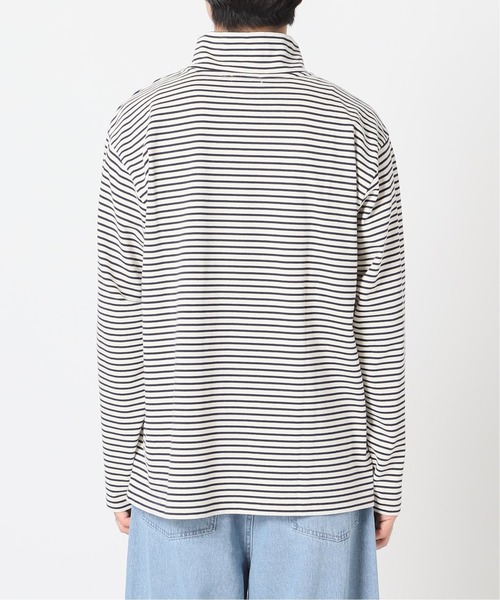 FIDELITY（フィデリティ）の「◆【FIDELITY / フィデリティ】バスクボーダーモックネック（Tシャツ/カットソー・メンズ・ホワイト/ブラウン/カーキ・MEDIUM/LARGE）」の19枚目の写真