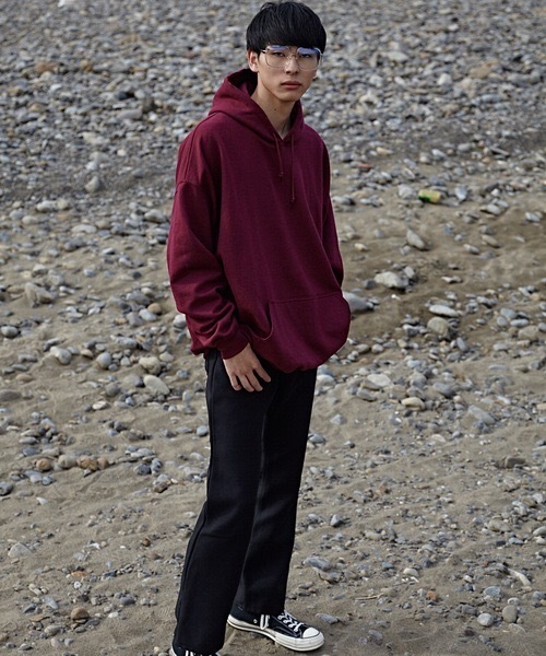 GILDAN(ギルダン)の「ヘビーブレンド 8.0oz フーディー プルオーバー(パーカー・メンズ・ホワイト/レッド/カーキ/マルーン/グレー/ブラック/ネイビー/ピンク・SMALL/MEDIUM/LARGE/X-LARGE/XX-LARGE)」の21枚目の写真