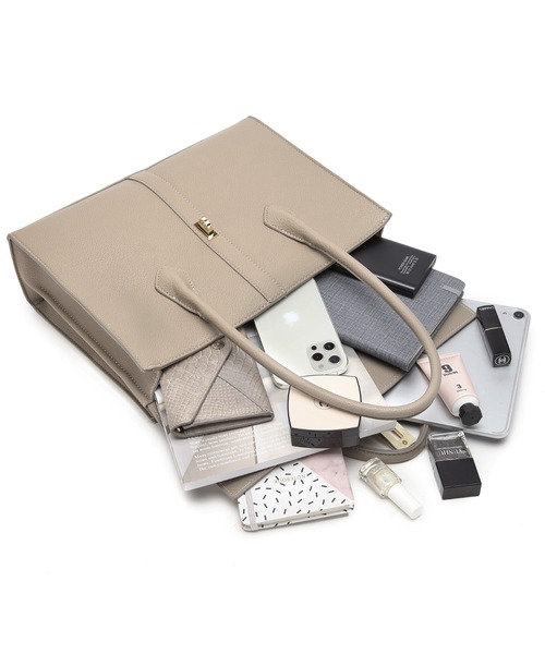 【グッシオゴールドラベル】エレガンストートバッグ＠BAILA掲載オンオフ兼用ビジネストートPC/A4対応