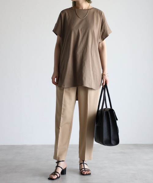 GUSCIO(グッシオ)の「【グッシオ ゴールドラベル】エレガンストートバッグ オンオフ兼用 ビジネストート PC/A4対応(ビジネスバッグ・レディース・ブラック/ベージュ/グレー/ブルー/グリーン/モスグリーン/ダークブラウン/オレンジ系・FREE)」の12枚目の写真