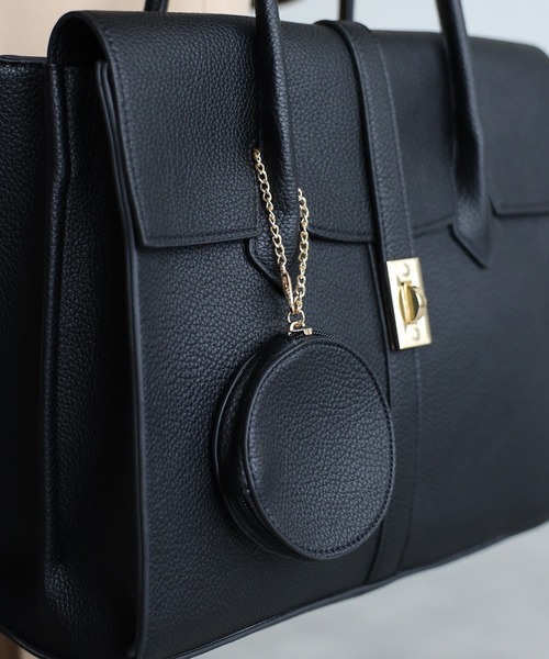 GUSCIO(グッシオ)の「【グッシオ ゴールドラベル】エレガンストートバッグ オンオフ兼用 ビジネストート PC/A4対応(ビジネスバッグ・レディース・ブラック/ベージュ/グレー/ブルー/グリーン/モスグリーン/ダークブラウン/オレンジ系・FREE)」の15枚目の写真