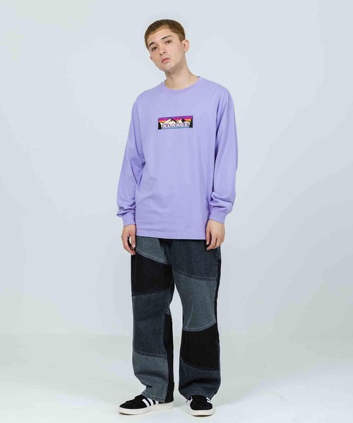 XLARGE（エクストララージ）の「MOUNTAIN LOGO L/S TEE（Tシャツ/カットソー・メンズ・ホワイト/ブラック/ライトパープル・S/M/L/XL）」の13枚目の写真