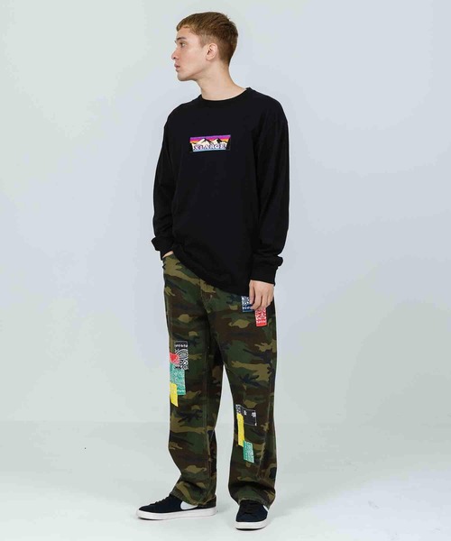 XLARGE（エクストララージ）の「MOUNTAIN LOGO L/S TEE（Tシャツ/カットソー・メンズ・ホワイト/ブラック/ライトパープル・S/M/L/XL）」の14枚目の写真