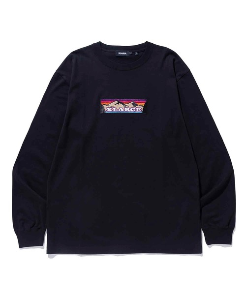 XLARGE（エクストララージ）の「MOUNTAIN LOGO L/S TEE（Tシャツ/カットソー・メンズ・ホワイト/ブラック/ライトパープル・S/M/L/XL）」の17枚目の写真