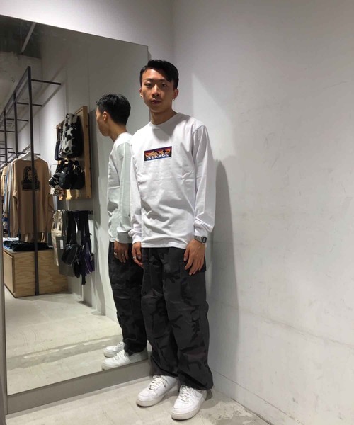 XLARGE（エクストララージ）の「MOUNTAIN LOGO L/S TEE（Tシャツ/カットソー・メンズ・ホワイト/ブラック/ライトパープル・S/M/L/XL）」の20枚目の写真