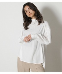 AZUL by moussy | BOTTLE NECK BLOUSE/ボトルネックブラウス(シャツ/ブラウス)