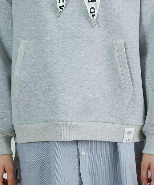 FRAPBOIS（フラボア）の「PARK リボンパーカー（パーカー・レディース・ブラック/グレー・1/2）」の9枚目の写真