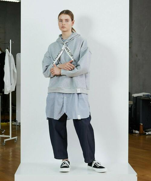 FRAPBOIS（フラボア）の「PARK リボンパーカー（パーカー・レディース・ブラック/グレー・1/2）」の17枚目の写真