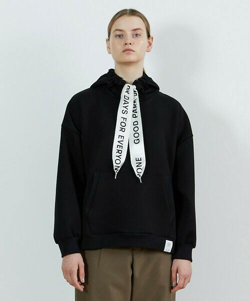 FRAPBOIS（フラボア）の「PARK リボンパーカー（パーカー・レディース・ブラック/グレー・1/2）」の19枚目の写真