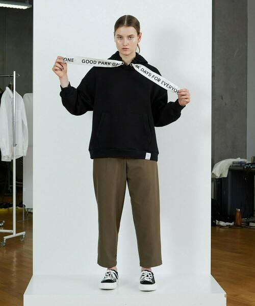 FRAPBOIS（フラボア）の「PARK リボンパーカー（パーカー・レディース・ブラック/グレー・1/2）」の21枚目の写真