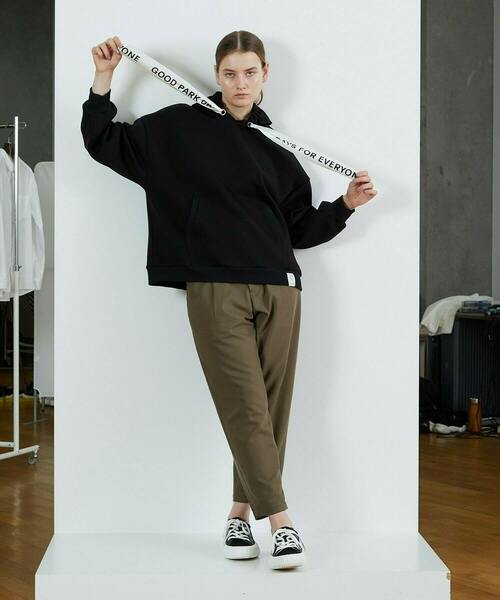 FRAPBOIS（フラボア）の「PARK リボンパーカー（パーカー・レディース・ブラック/グレー・1/2）」の22枚目の写真