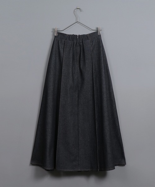 &g'aime（アンジェム）の「【&g’aime】デニムレイヤードスカート（デニムスカート・レディース・ライトグレー/ブラック/カーキ・FREE）」の10枚目の写真