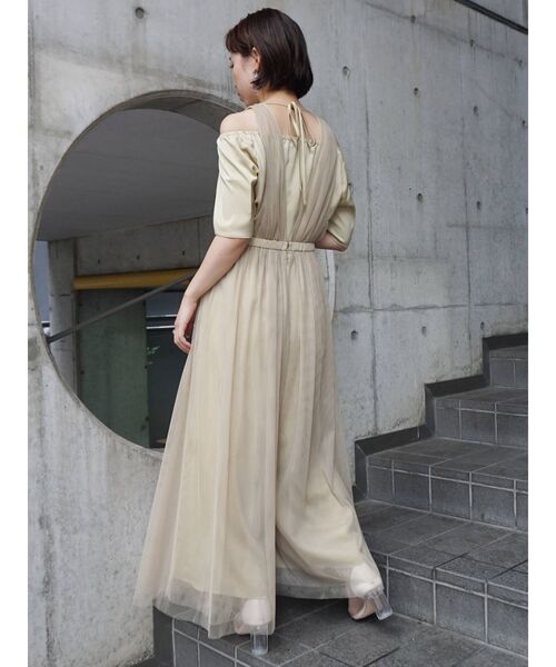 セール ワンピース Mercuryduo マーキュリーデュオ のファッション Mercuryduo マーキュリーデュオ のワンピース ブラウス付チュールキャミロンパース をセール価格で購入できます Mercuryduo ワンピース ドレス ブラウス付チュールキャミ