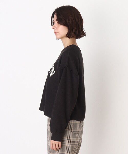 Cutie Blonde（キューティーブロンド）の「◆【S-L】ウラケ裏使いロゴプルオーバージャージ（スウェット・レディース・キャメル/ブルー/グレー系その他・02/01/03）」の5枚目の写真