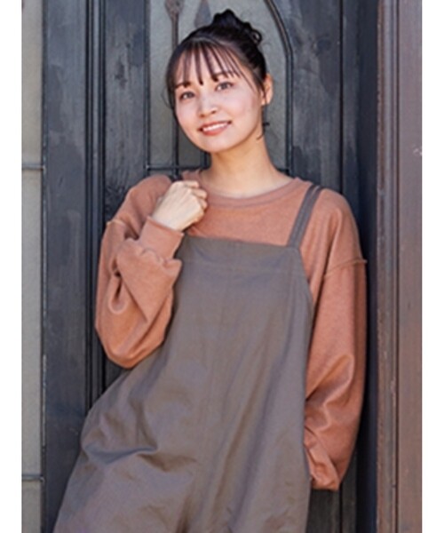 Cutie Blonde（キューティーブロンド）の「◆【S-L】ウラケ裏使いロゴプルオーバージャージ（スウェット・レディース・キャメル/ブルー/グレー系その他・02/01/03）」の13枚目の写真