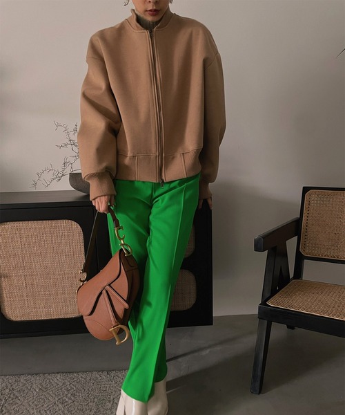 Ameri（アメリ）の「3WAY MA1 LIKE HOODIE（MA-1・レディース・ブラック/ベージュ/グレイッシュベージュ・FREE）」の18枚目の写真