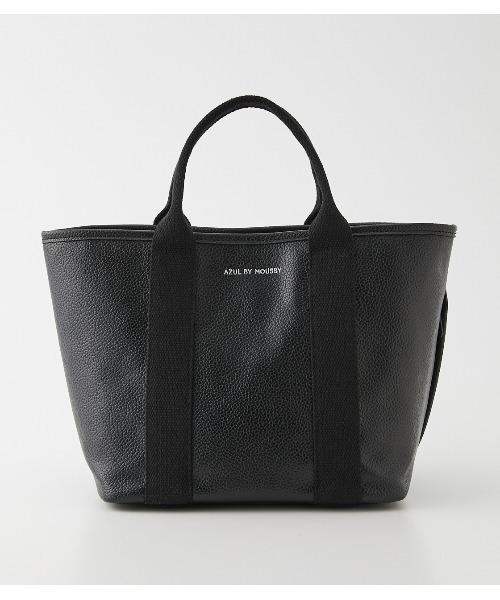 AZUL by moussy(アズールバイマウジー)の「FAUX LEATHER MINI TOTE BAG/フェイクレザーミニトートバッグ(トートバッグ・メンズ・ブラック・FREE)」の9枚目の写真