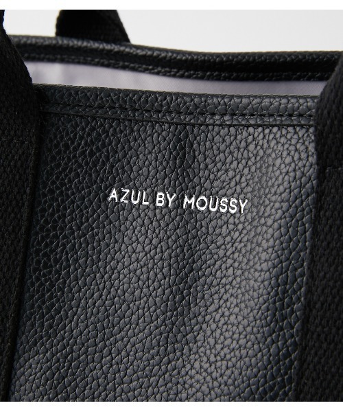 AZUL by moussy(アズールバイマウジー)の「FAUX LEATHER MINI TOTE BAG/フェイクレザーミニトートバッグ(トートバッグ・メンズ・ブラック・FREE)」の7枚目の写真
