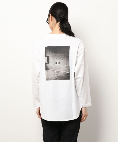 COLONY 2139（コロニートゥーワンスリーナイン）の「LIFEコラボプリント長袖Tシャツ/ロンT（Tシャツ/カットソー・レディース・ホワイト系その他2/ホワイト/ホワイト系その他/ブラック/その他35・FREE）」の10枚目の写真