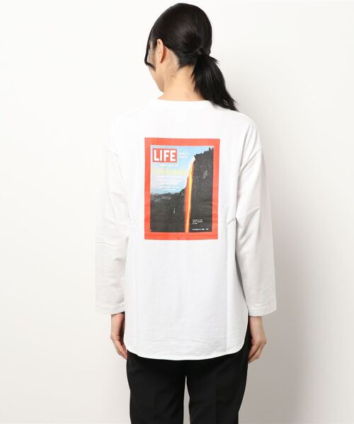 COLONY 2139（コロニートゥーワンスリーナイン）の「LIFEコラボプリント長袖Tシャツ/ロンT（Tシャツ/カットソー・レディース・ホワイト系その他2/ホワイト/ホワイト系その他/ブラック/その他35・FREE）」の15枚目の写真