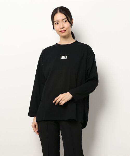 COLONY 2139（コロニートゥーワンスリーナイン）の「LIFEコラボプリント長袖Tシャツ/ロンT（Tシャツ/カットソー・レディース・ホワイト系その他2/ホワイト/ホワイト系その他/ブラック/その他35・FREE）」の21枚目の写真