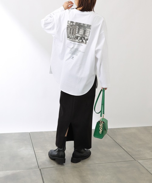 COLONY 2139（コロニートゥーワンスリーナイン）の「LIFEコラボプリント長袖Tシャツ/ロンT（Tシャツ/カットソー・レディース・ホワイト系その他2/ホワイト/ホワイト系その他/ブラック/その他35・FREE）」の11枚目の写真