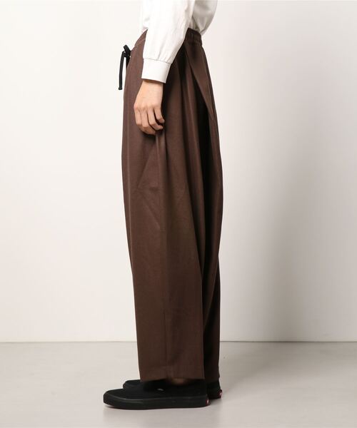my beautiful landlet(マイビューティフルランドレット)の「【my beautiful landlet】 wool flannel back warp pants(その他パンツ・メンズ・ブラウン/ベージュ/ブラック・1/0)」の7枚目の写真