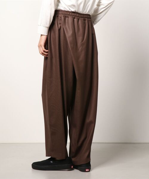 my beautiful landlet(マイビューティフルランドレット)の「【my beautiful landlet】 wool flannel back warp pants(その他パンツ・メンズ・ブラウン/ベージュ/ブラック・1/0)」の9枚目の写真