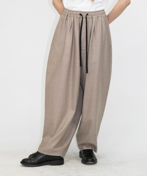 my beautiful landlet(マイビューティフルランドレット)の「【my beautiful landlet】 wool flannel back warp pants(その他パンツ・メンズ・ブラウン/ベージュ/ブラック・1/0)」の1枚目の写真