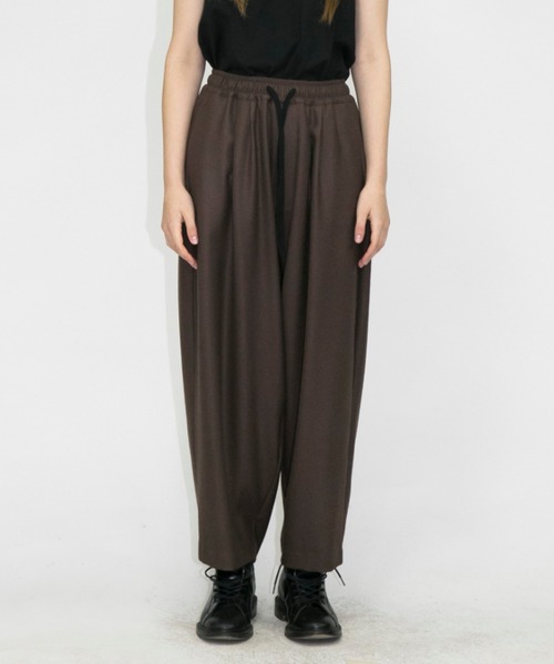 my beautiful landlet(マイビューティフルランドレット)の「【my beautiful landlet】 wool flannel back warp pants(その他パンツ・メンズ・ブラウン/ベージュ/ブラック・1/0)」の3枚目の写真