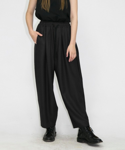 my beautiful landlet(マイビューティフルランドレット)の「【my beautiful landlet】 wool flannel back warp pants(その他パンツ・メンズ・ブラウン/ベージュ/ブラック・1/0)」の2枚目の写真