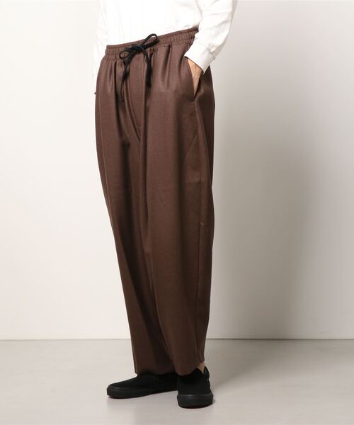 my beautiful landlet(マイビューティフルランドレット)の「【my beautiful landlet】 wool flannel back warp pants(その他パンツ・メンズ・ブラウン/ベージュ/ブラック・1/0)」の5枚目の写真