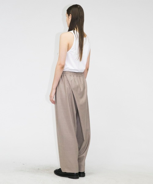 my beautiful landlet(マイビューティフルランドレット)の「【my beautiful landlet】 wool flannel back warp pants(その他パンツ・メンズ・ブラウン/ベージュ/ブラック・1/0)」の16枚目の写真