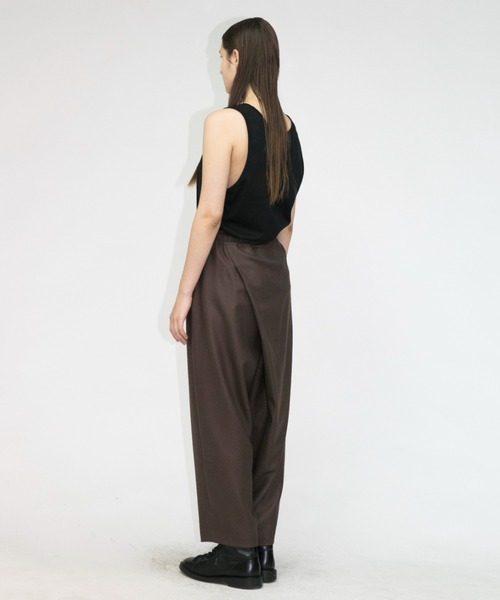 my beautiful landlet(マイビューティフルランドレット)の「【my beautiful landlet】 wool flannel back warp pants(その他パンツ・メンズ・ブラウン/ベージュ/ブラック・1/0)」の8枚目の写真