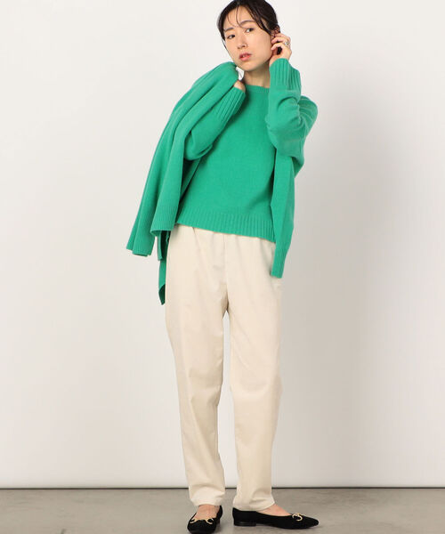 NOLLEY’S(ノーリーズ)の「◇【WEB限定カラーあり】別珍ストレッチイージーテーパードパンツ(その他パンツ・レディース・オフホワイト/サックスブルー/ラベンダー・40/34/36/38)」の7枚目の写真