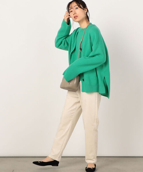 NOLLEY’S(ノーリーズ)の「◇【WEB限定カラーあり】別珍ストレッチイージーテーパードパンツ(その他パンツ・レディース・オフホワイト/サックスブルー/ラベンダー・40/34/36/38)」の10枚目の写真
