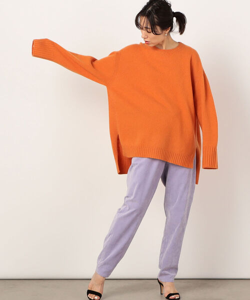 NOLLEY’S(ノーリーズ)の「◇【WEB限定カラーあり】別珍ストレッチイージーテーパードパンツ(その他パンツ・レディース・オフホワイト/サックスブルー/ラベンダー・40/34/36/38)」の12枚目の写真