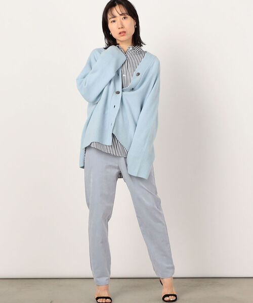 NOLLEY’S(ノーリーズ)の「◇【WEB限定カラーあり】別珍ストレッチイージーテーパードパンツ(その他パンツ・レディース・オフホワイト/サックスブルー/ラベンダー・40/34/36/38)」の20枚目の写真
