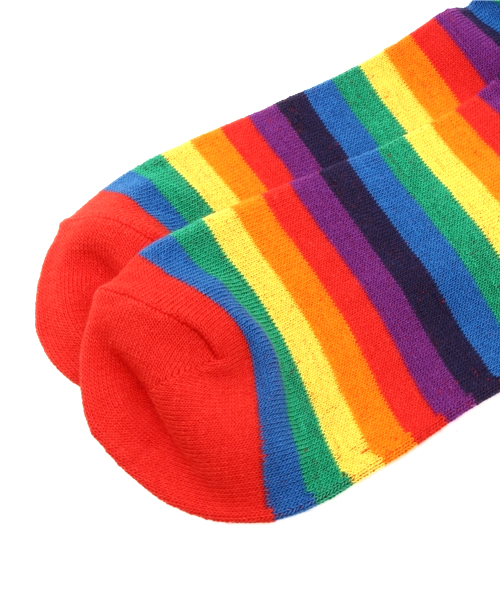 WEGO（ウィゴー）の「WEGO/レインボーソックス（ソックス/靴下・レディース・その他1/その他2・FREE）」の4枚目の写真