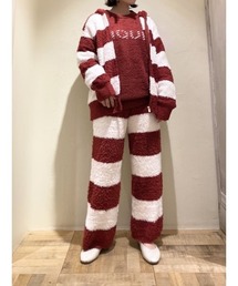 gelato pique | 【クリスマス】ジェラート2ボーダーロングパンツ(ルームウェア/パジャマ)