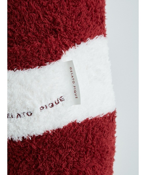 gelato pique（ジェラートピケ）の「【クリスマス】ジェラート2ボーダーロングパンツ（ルームウェア/パジャマ・レディース・レッド/ミント・FREE）」の14枚目の写真